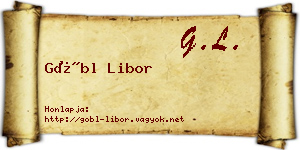 Göbl Libor névjegykártya